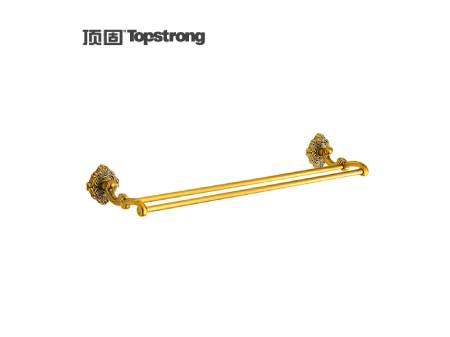 顶固巴洛克双层浴巾架