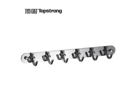 顶固六排衣钩