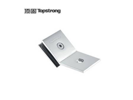 顶固135度浴室玻璃固定座