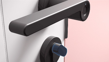 顶固室内指纹锁，双重安全保障，给在外拼搏的父母一份心安